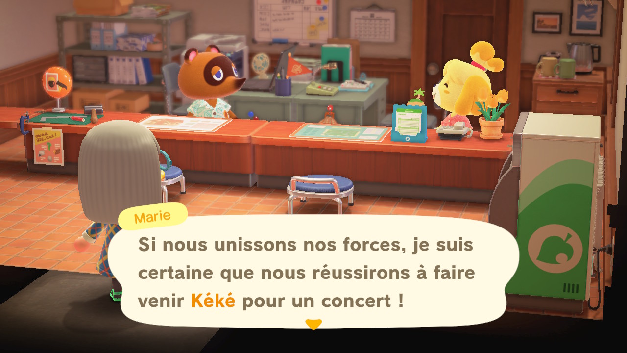 Animal Crossing New Horizons Kéké Laglisse, comment le faire venir